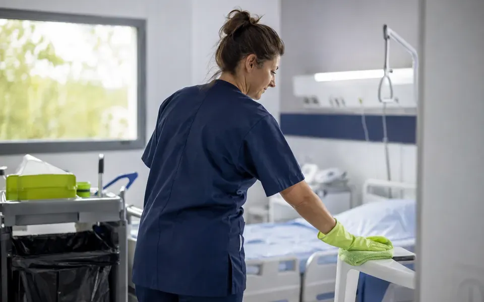 Illustration du métier d'agent de service hospitalier