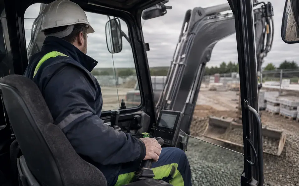 Illustration du métier de conducteur d'engins