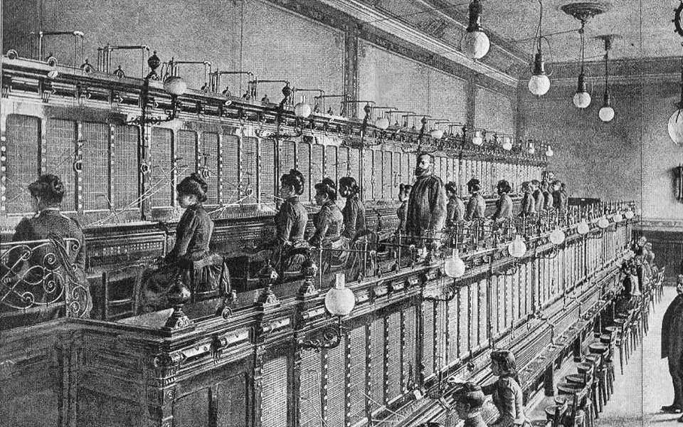 Illustration du métier de standardiste