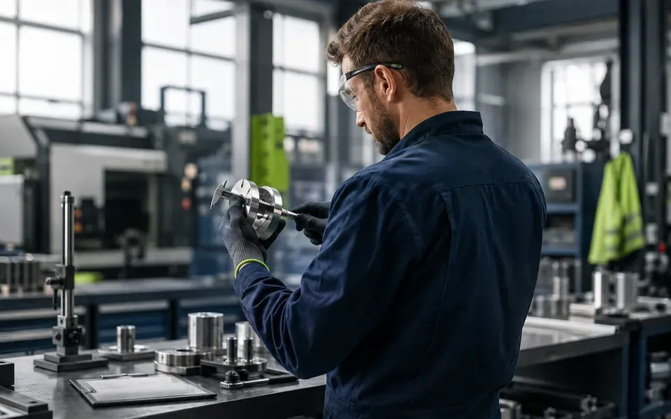 Scène de travail dans l'industrie manufacturière